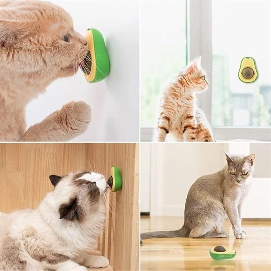 Yenilebilir Kedi Nanesi Otu Avokado Oyun Topu – Doğal, Eğlenceli ve Stres Azaltıcı